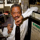 CNN anchor Bernard Shaw poses in his office at CNN’s Washington bureau on Feb. 15, 2001. Shaw, who was CNN’s original chief anchor when the network started in 1980, died of pneumonia in Washington on Wednesday, Sept. 7, 2022, according to Tom Johnson, the network’s former chief executive. Shaw was 82.